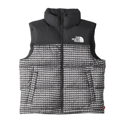 21SS ×THE NORTH FACE スタッズ柄 ヌプシ ダウンベスト(Studded Nuptse Vest)