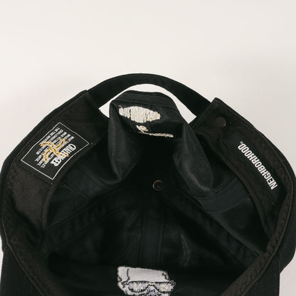 21AW ×NEIGHBORHOOD スカル刺繍 6パネル キャップ(2021 SKULL CAP)
