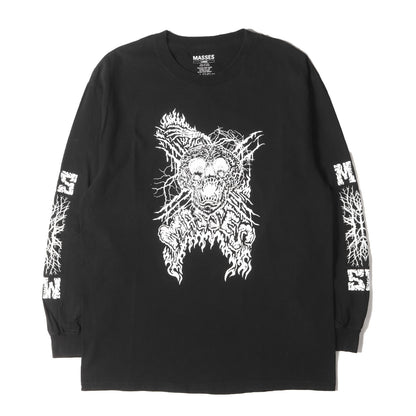 スカル グラフィック ロングスリーブ Tシャツ(T-SHIRTS L/S SCREAM)