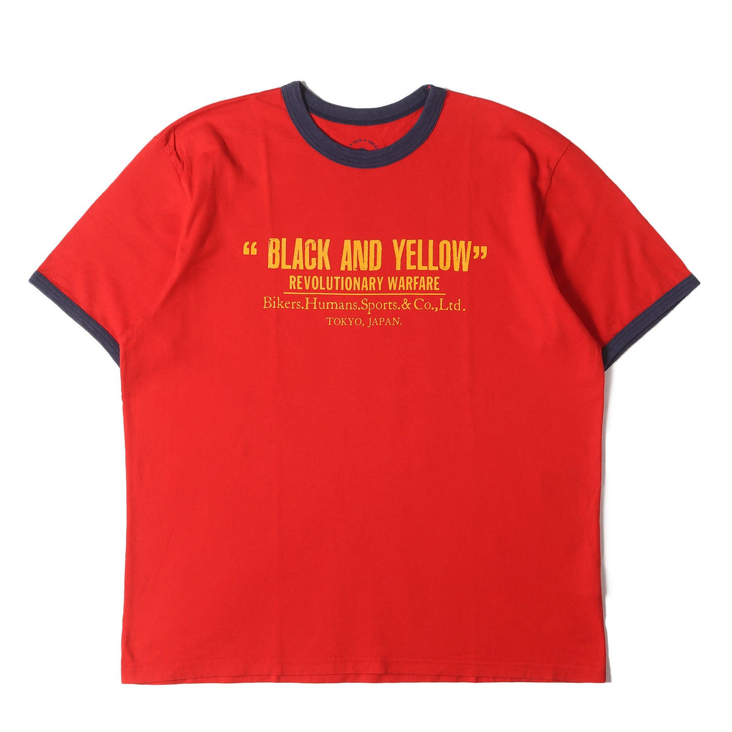 21SS ロゴプリント リンガー Tシャツ