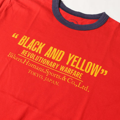 21SS ロゴプリント リンガー Tシャツ