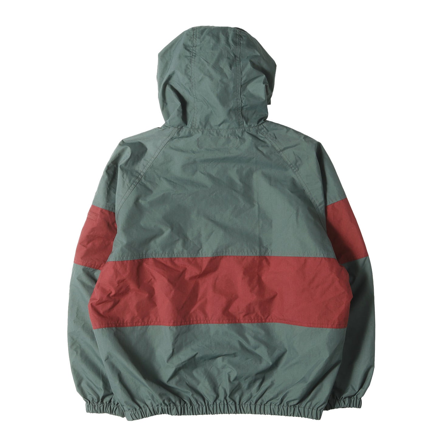 23SS 復刻モデル パネルボーダー ナイロン フード ジャケット(Nylon Zip Jacket)