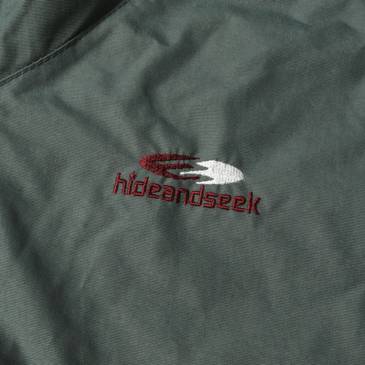 23SS 復刻モデル パネルボーダー ナイロン フード ジャケット(Nylon Zip Jacket)