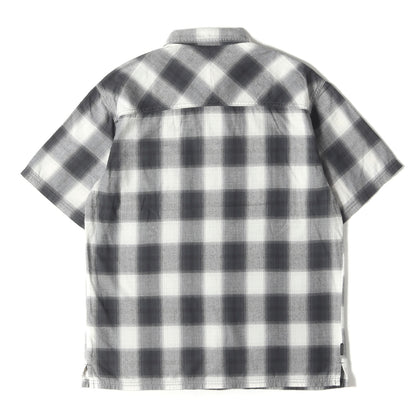 21SS オンブレチェック ワーク 半袖シャツ(B&C / C-SHIRTS. SS)
