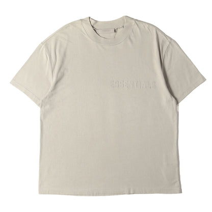 FOG ESSENTIALS オーバーサイズ フロッキープリント Tシャツ