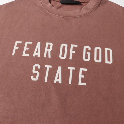 24AW FOG ESSENTIALS ブランドロゴ オーバーサイズ ヘビー Tシャツ(Heavy Crewneck Tee)