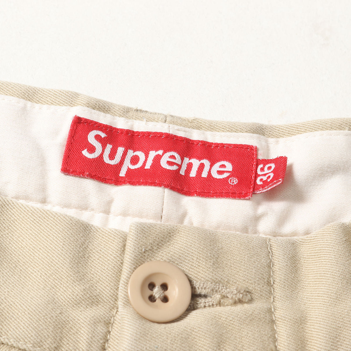 クラウン刺繍 ワーク チノパンツ(Crown Chino Pant)