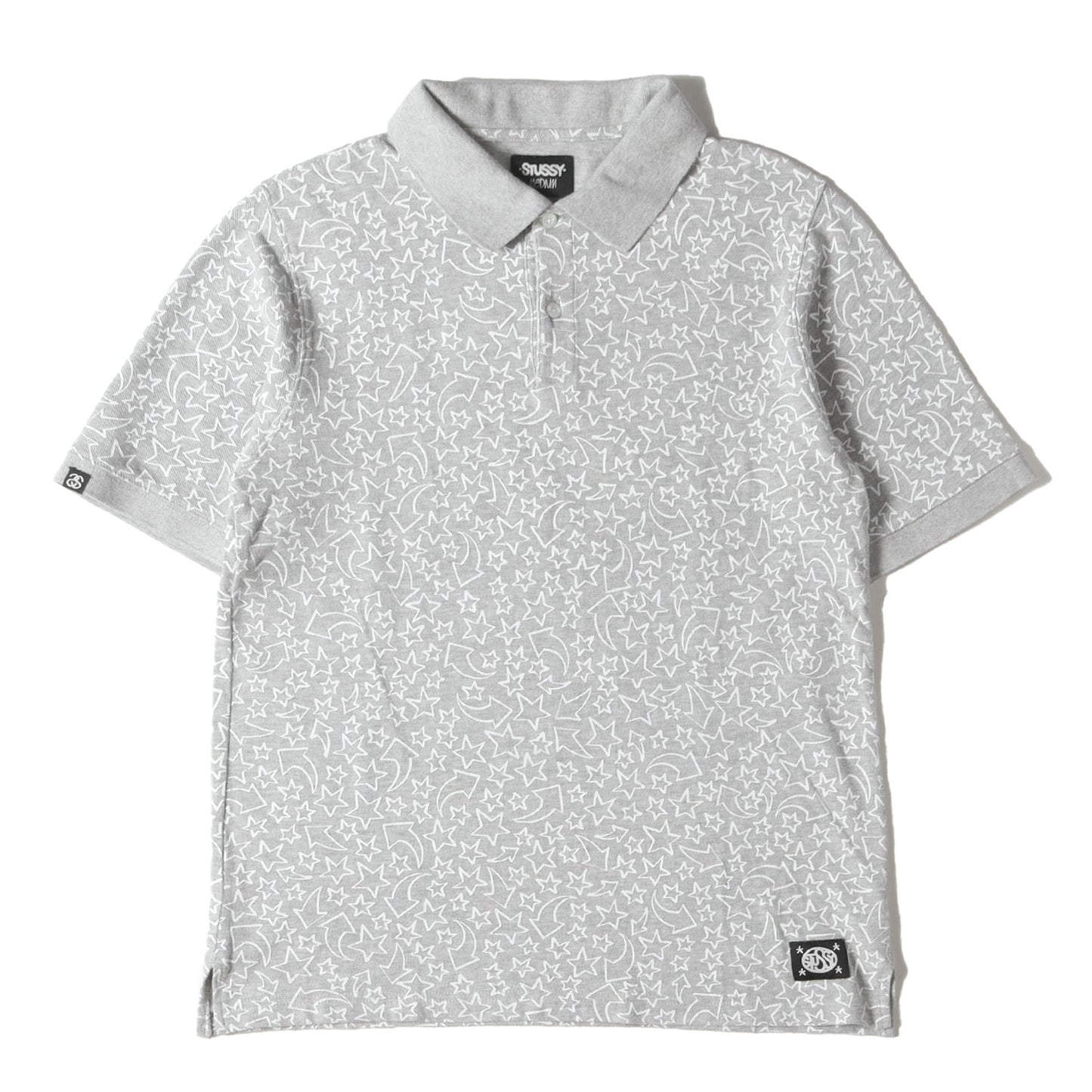 ×HAZE スター柄 鹿の子 ポロシャツ