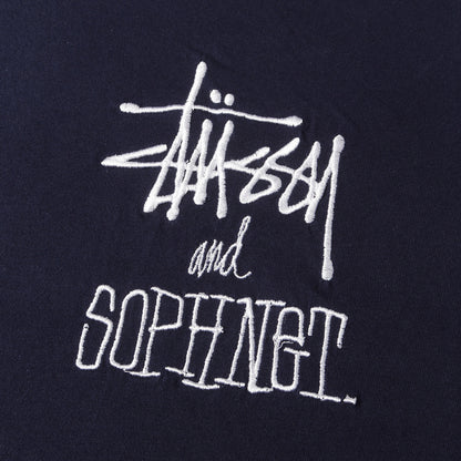 ×SOPHNET. ブランドロゴ刺繍 Tシャツ