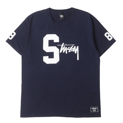 フロッキープリント クルーネック Tシャツ