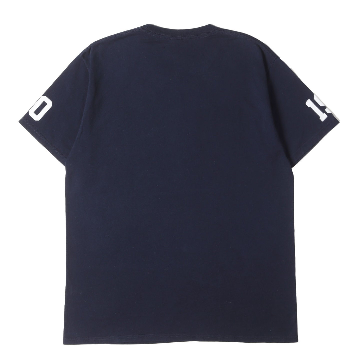 フロッキープリント クルーネック Tシャツ
