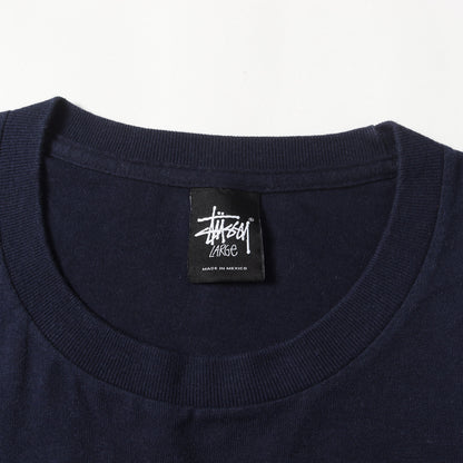 フロッキープリント クルーネック Tシャツ