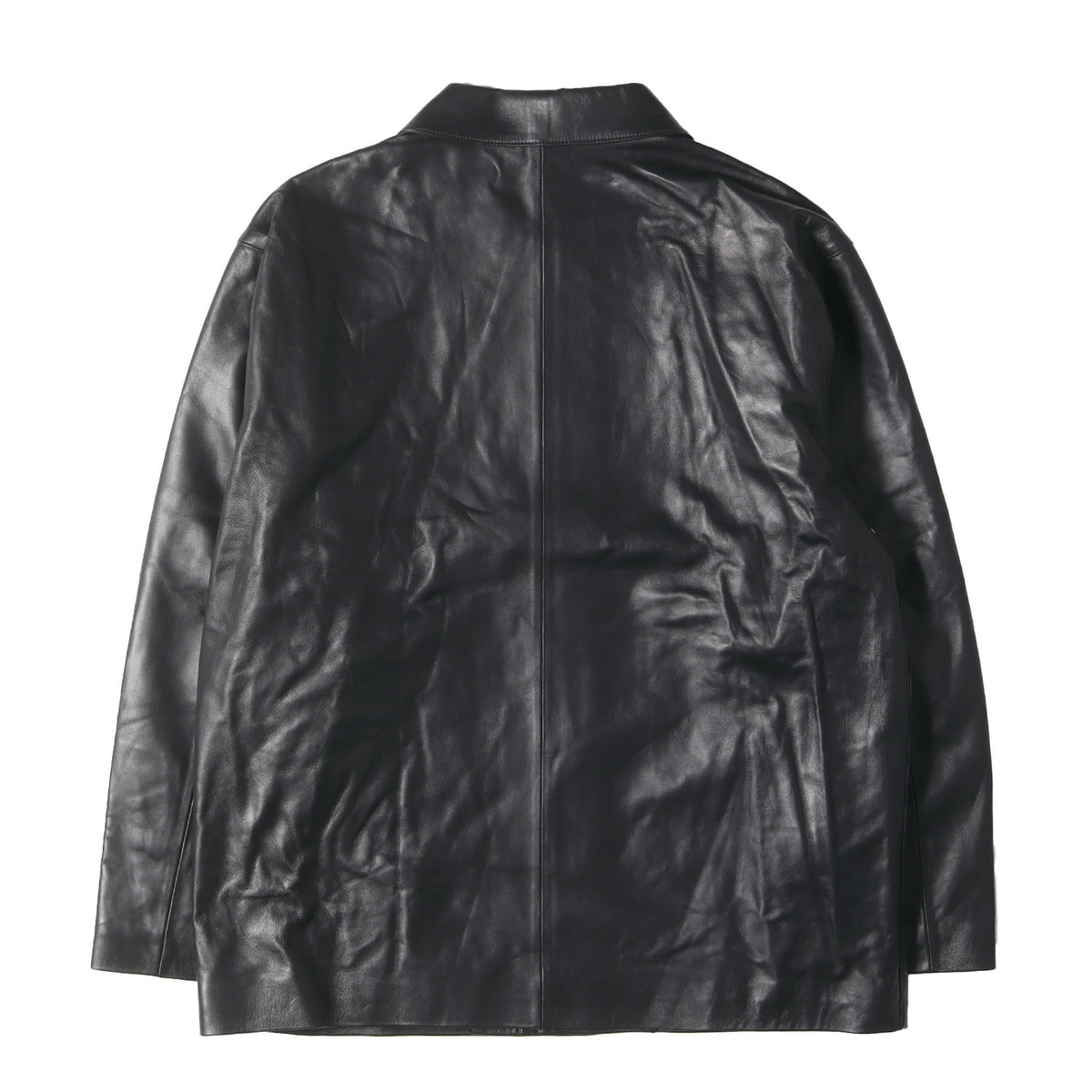 24SS シープスキンレザー ジップ ジャケット(LEATHER JACKET)