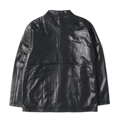 24SS シープスキンレザー ジップ ジャケット(LEATHER JACKET)