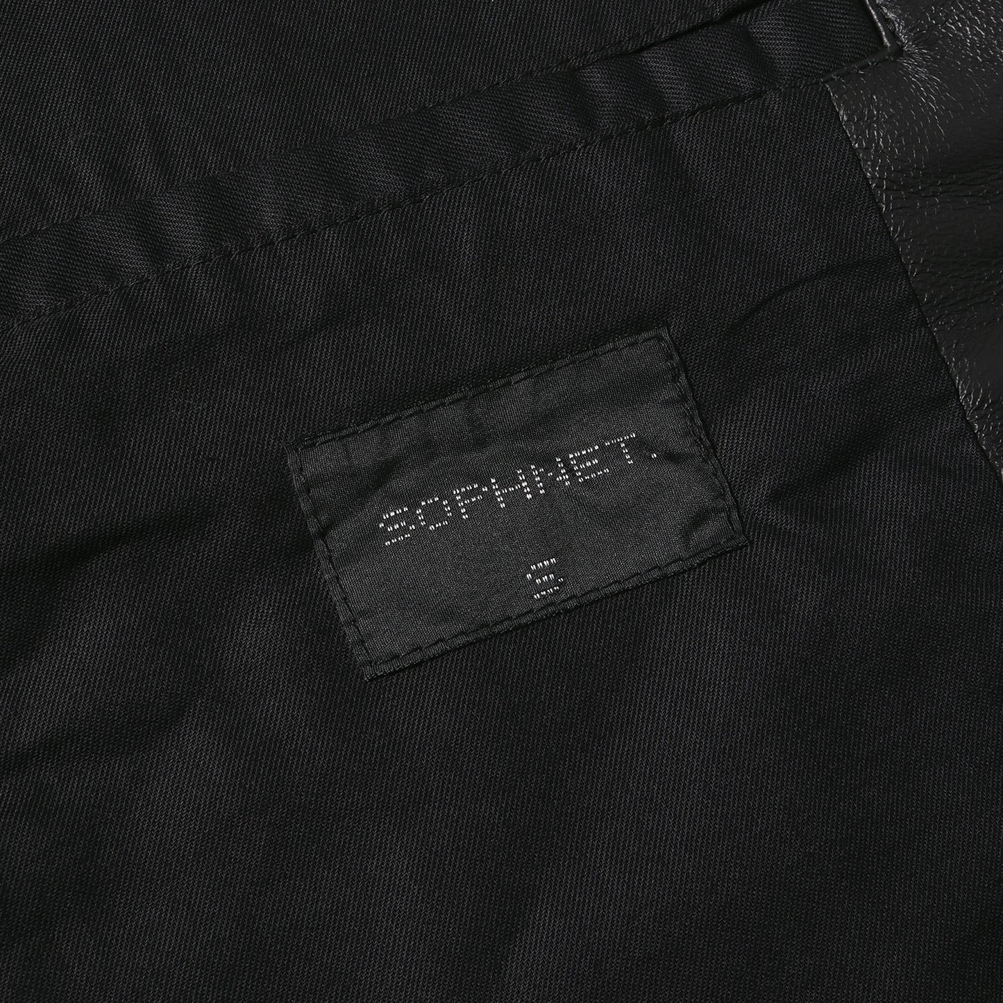 24SS シープスキンレザー ジップ ジャケット(LEATHER JACKET)