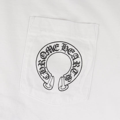22AW フローラルクロス & スクロールラベル ロングスリーブ ポケット Tシャツ