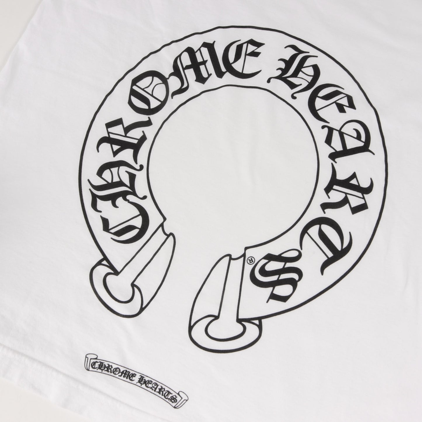 22AW フローラルクロス & スクロールラベル ロングスリーブ ポケット Tシャツ