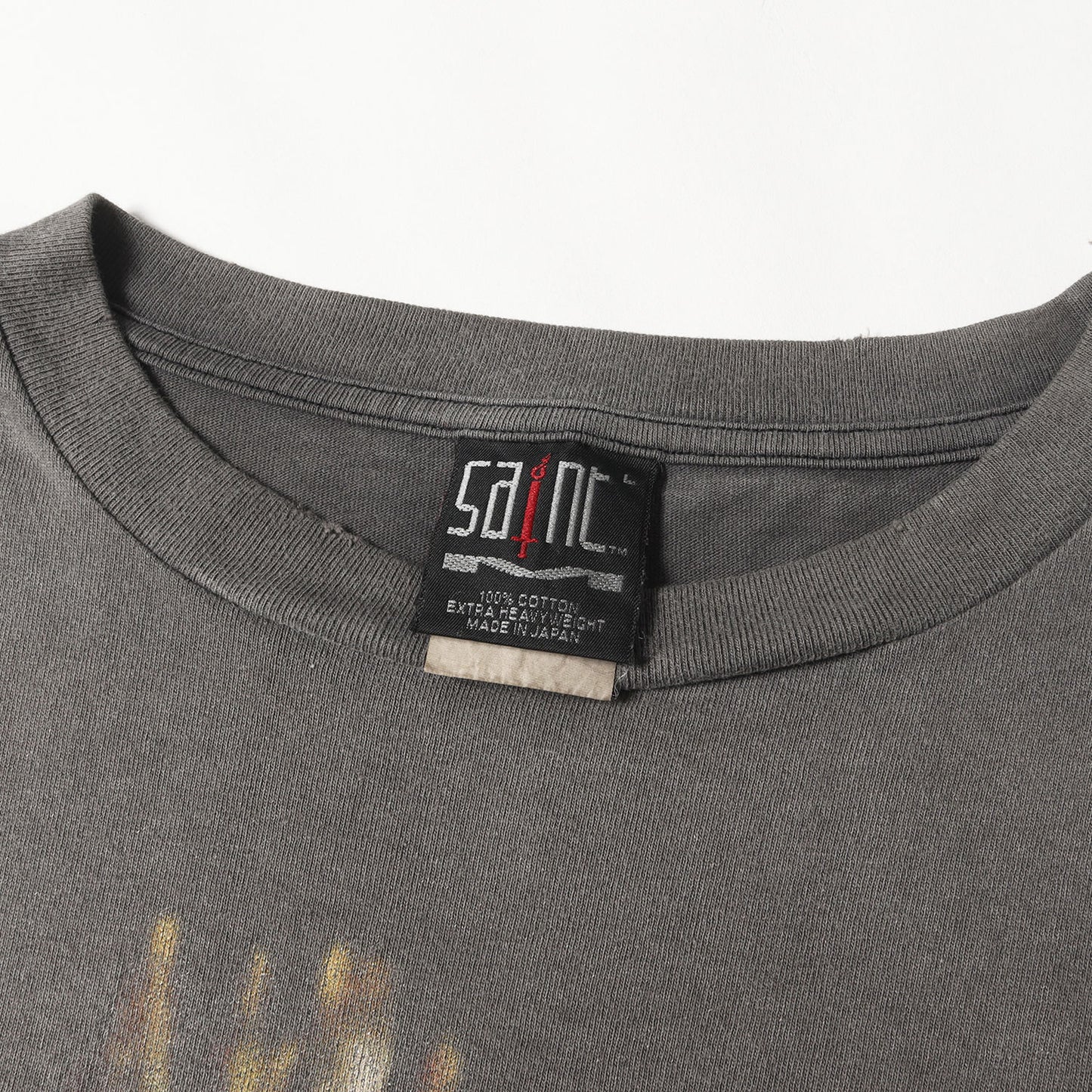 23SS ヴィンテージ加工 キリスト グラフィック Tシャツ(SS TEE / WE LIVE HELL)