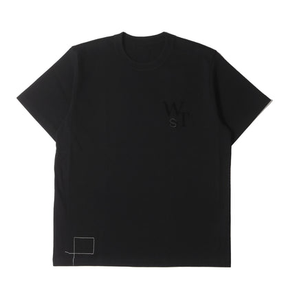 24AW ×Sacai フロッキープリント ヘビー Tシャツ(Flock Print T-Shirt / SS / COTTON. SACAI)