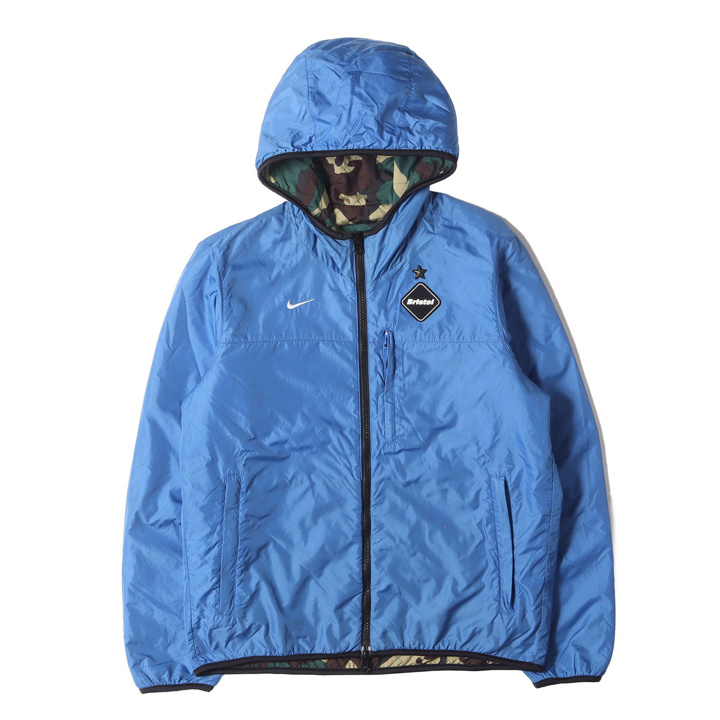 ×NIKE カモフラージュ リバーシブル キルティング ジャケット