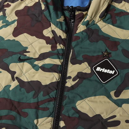 ×NIKE カモフラージュ リバーシブル キルティング ジャケット