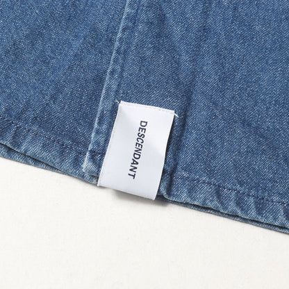 フード付き デニム ワークシャツ(SPICOLI HOODED LS SHIRT DENIM)
