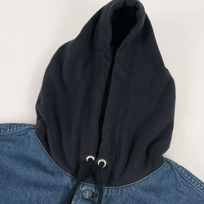 DESCENDANT (ディセンダント) フード付き デニム ワークシャツ(SPICOLI 