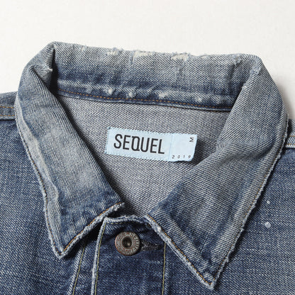 20AW ×fragment design 1stタイプ ペンキ&ダメージリペア加工 デニムジャケット(DENIM JACKET)