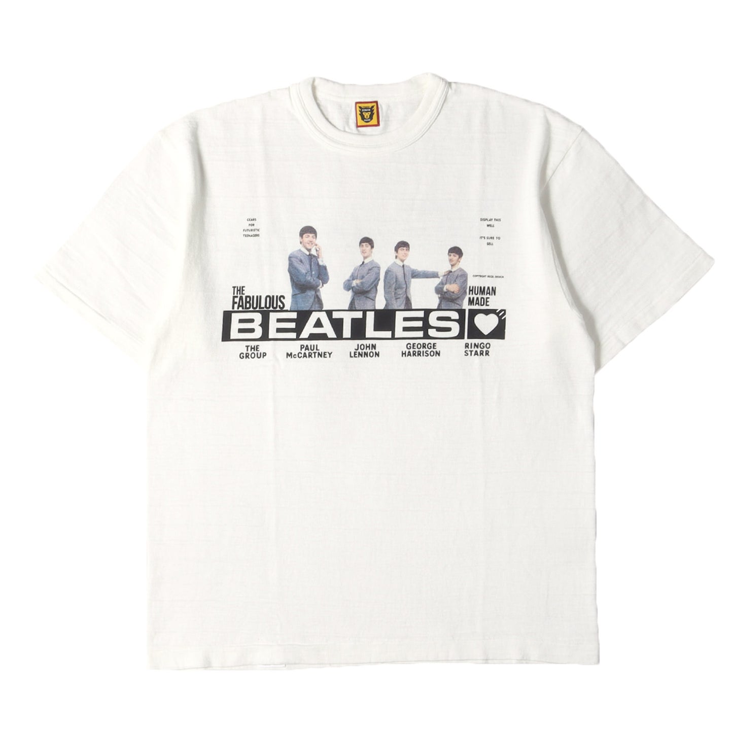 23SS ×THE BEATLES フォトプリント Tシャツ