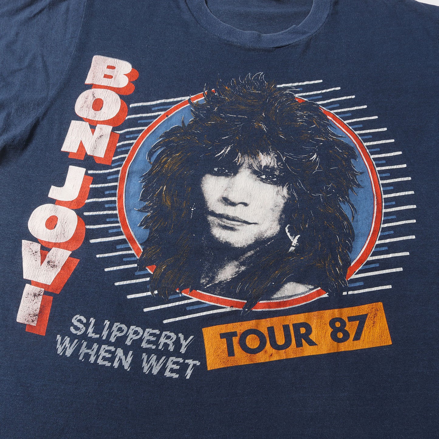 80s Bon Jovi Slippery When Wet Tour Tシャツ(USA製)