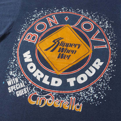 80s Bon Jovi Slippery When Wet Tour Tシャツ(USA製)