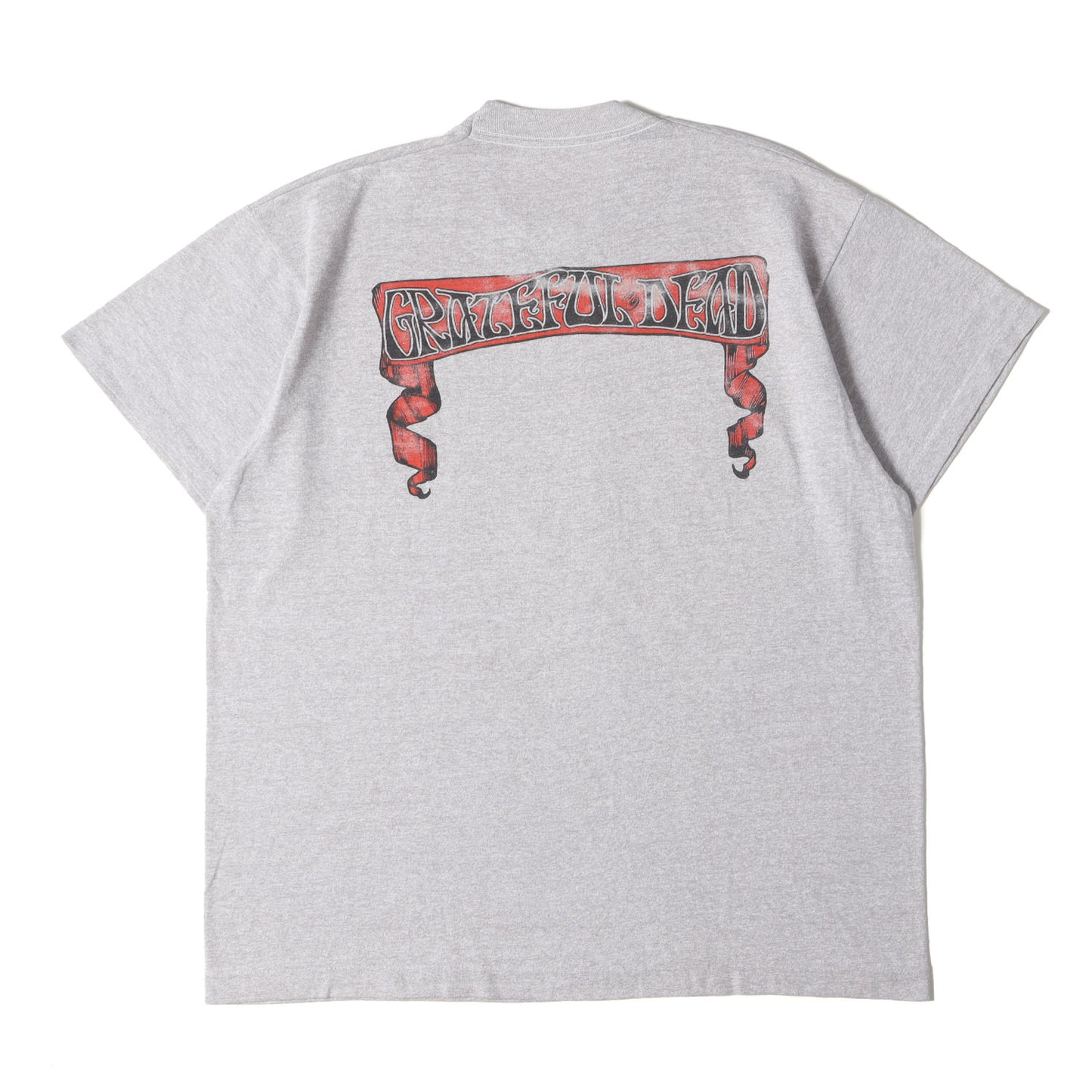90s Grateful Dead スカル&ローズ プリント Tシャツ