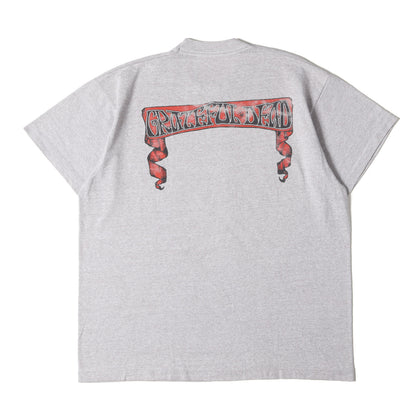 90s Grateful Dead スカル&ローズ プリント Tシャツ