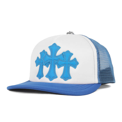 24年 レザー セメタリークロス トラッカー メッシュキャップ(TRUCKER CAP)