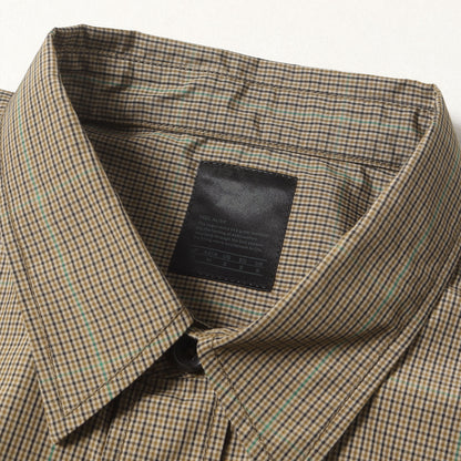 22SS BEAUTY&YOUTH別注 チェック オーバーサイズ サファリシャツ(Safari Shirts)