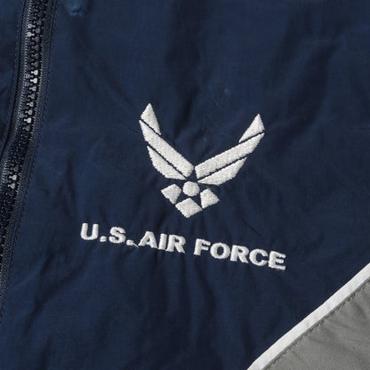 00s 米軍実物 U.S.AIR FORCE PTU トレーニング ナイロン ジャケット