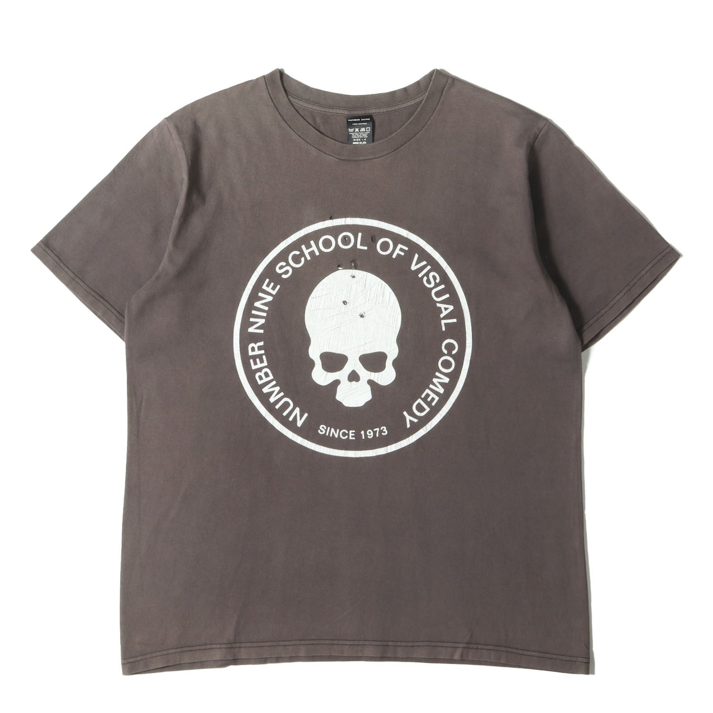 復刻モデル 穴あき加工 ドクロ Tシャツ