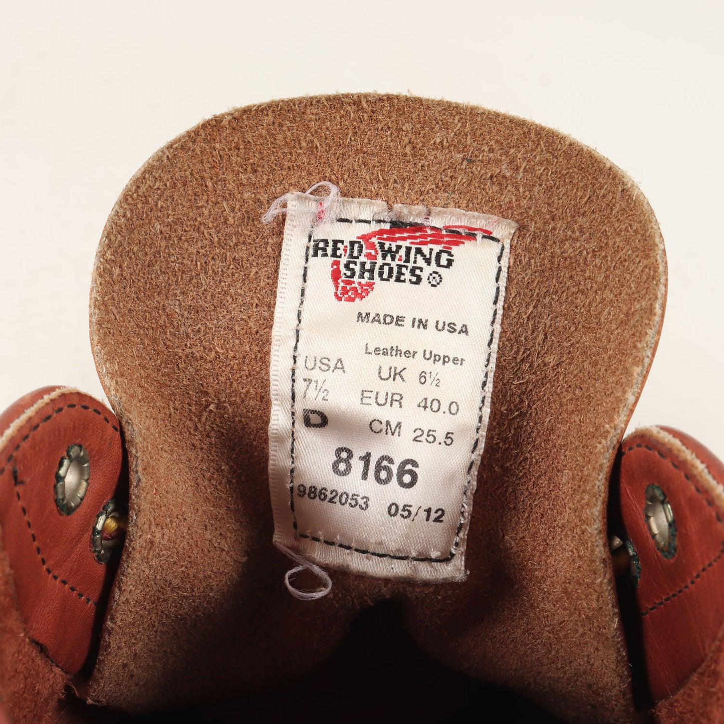 8166 アイリッシュセッター プレーントゥ ブーツ (2012年製 / 6inch CLASSIC PLAIN TOE)