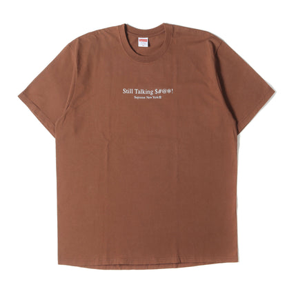 22SS バック ブランドロゴ クルーネックTシャツ(Still Talking Tee)