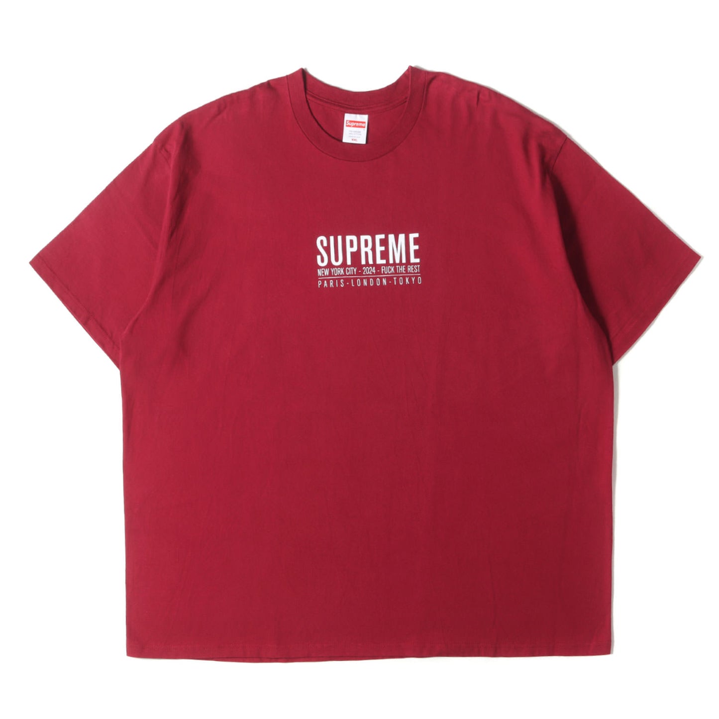 24SS ブランドロゴ クルーネック Tシャツ(Paris Tee)