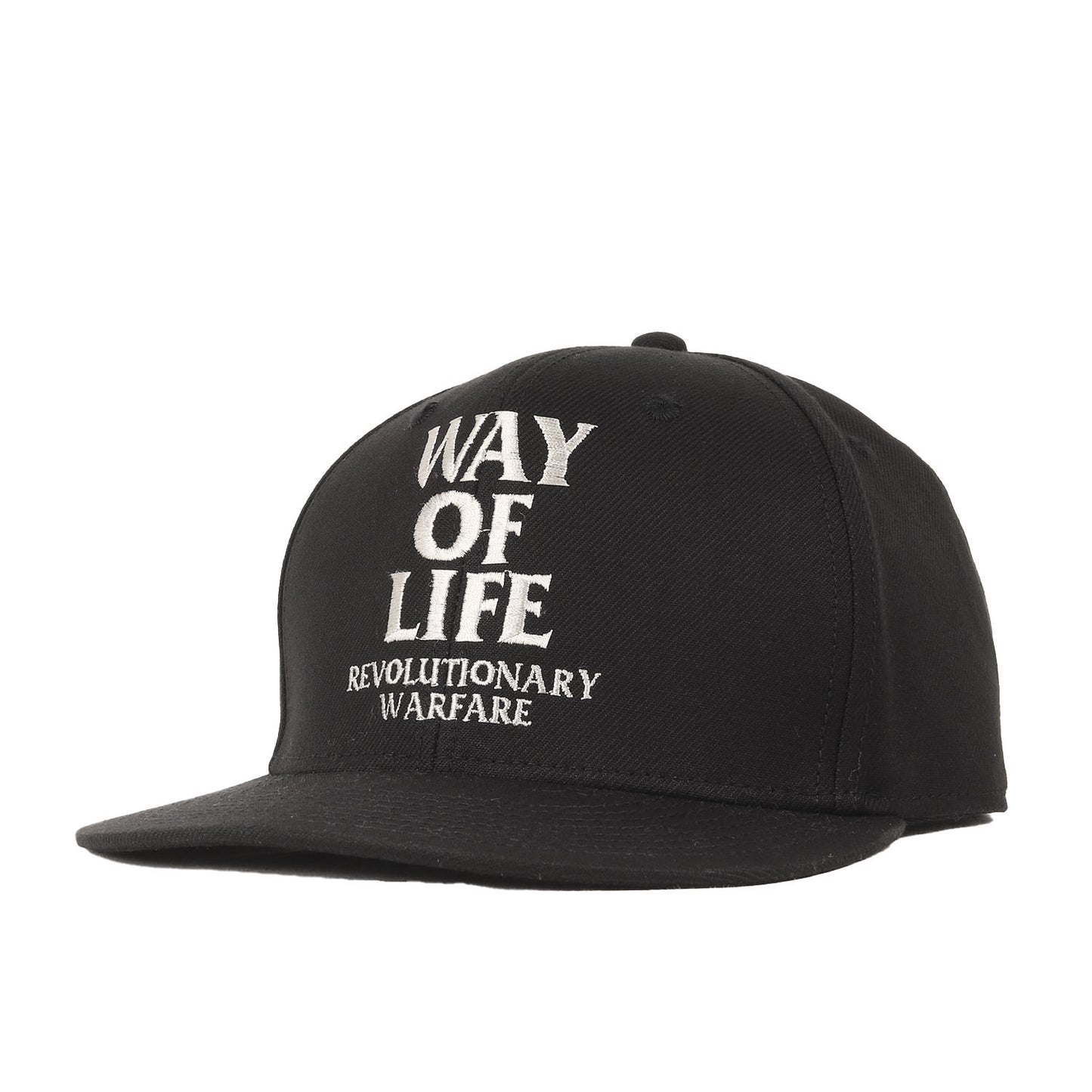 22SS WAY OF LIFEロゴ 6パネルキャップ(EMBROIDERY CAP)