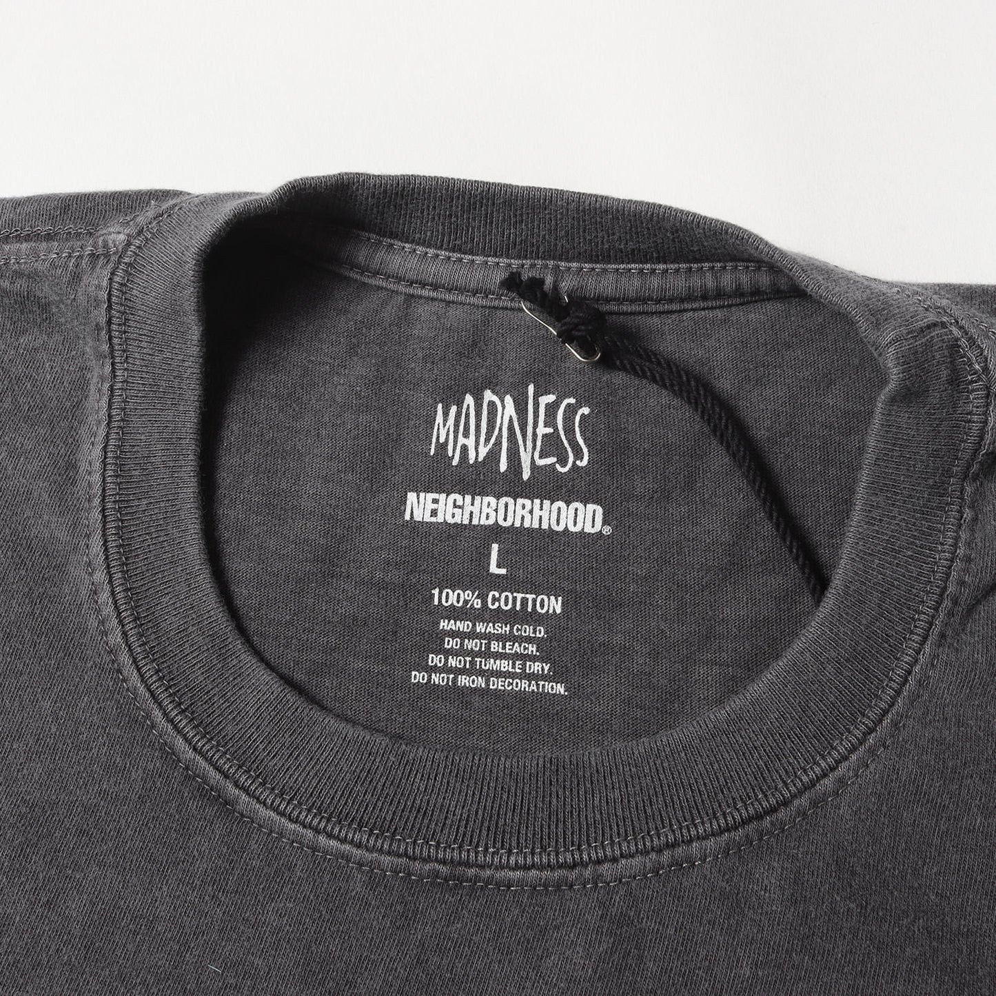 24AW ×MADNESS 製品染め クルーネック Tシャツ(TEE SS-1)