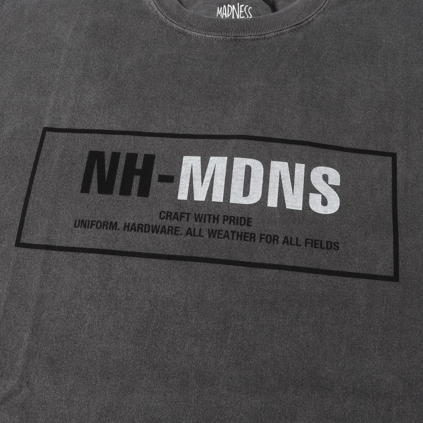 24AW ×MADNESS 製品染め クルーネック Tシャツ(TEE SS-1)