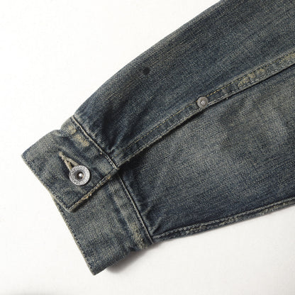 23AW ヴィンテージ加工 1stタイプ サベージ デニムジャケット(SAVAGE DENIM TYPE-1 JACKET)