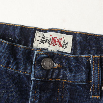 22AW ビッグSSリンクロゴ バギー デニムパンツ(SS-Link Big OL Jeans)