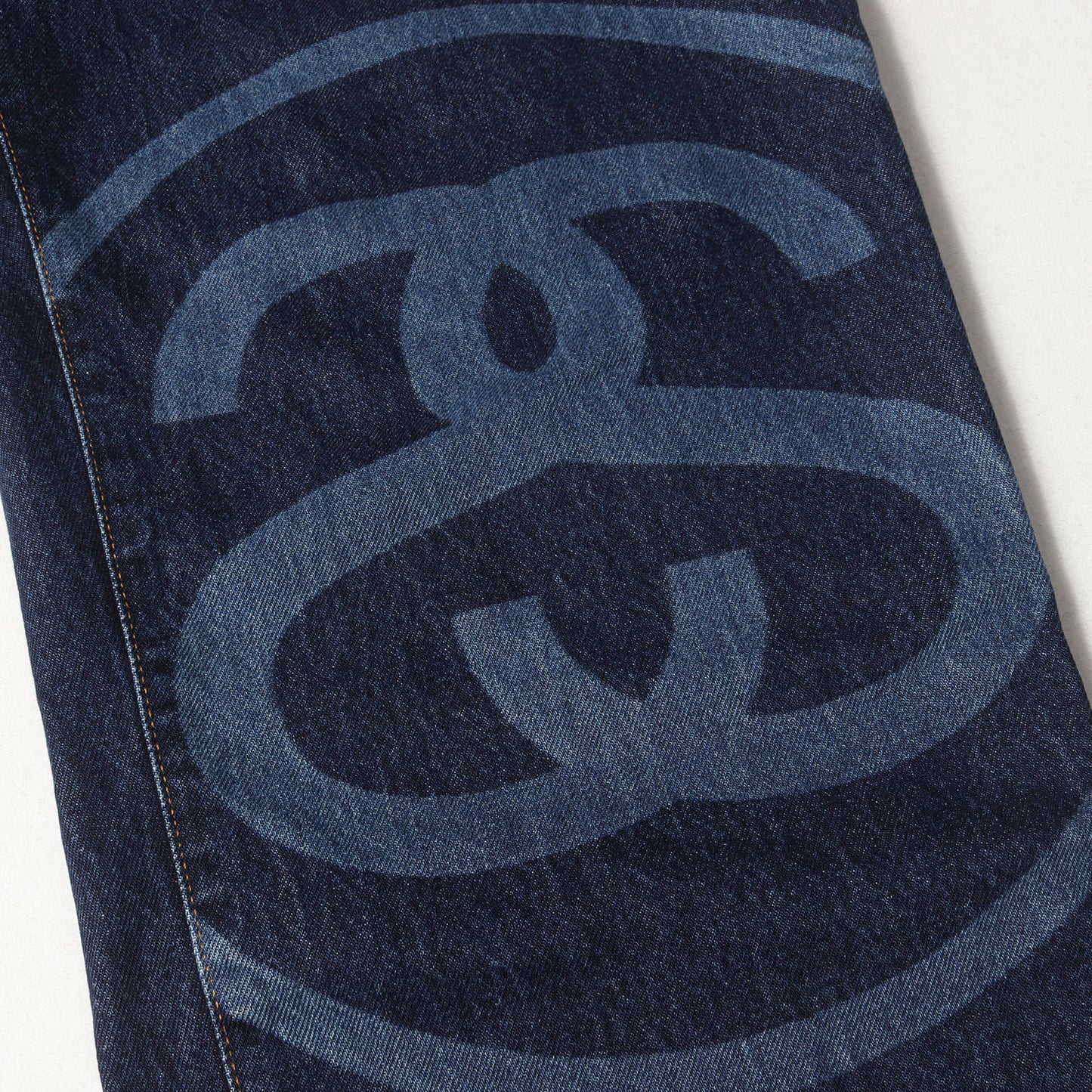 22AW ビッグSSリンクロゴ バギー デニムパンツ(SS-Link Big OL Jeans)
