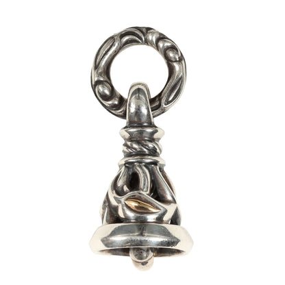 K18ゴールド アイズ クレーン ベル ペンダントップ(Crane Bell M W/K18 Yellow Gold Eyes)