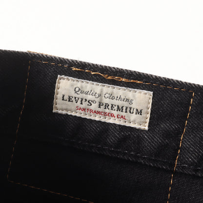 24AW EDIFICE別注 30周年記念 Big E ヴィンテージ加工 ブラック デニムパンツ(30th 501 DENIM PANTS BLACK)