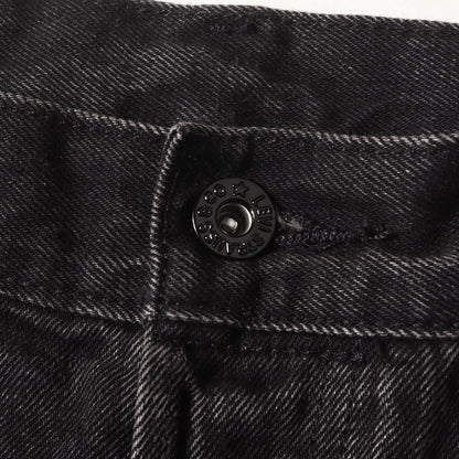 24AW EDIFICE別注 30周年記念 Big E ヴィンテージ加工 ブラック デニムパンツ(30th 501 DENIM PANTS BLACK)