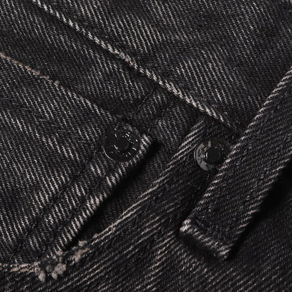 24AW EDIFICE別注 30周年記念 Big E ヴィンテージ加工 ブラック デニムパンツ(30th 501 DENIM PANTS BLACK)